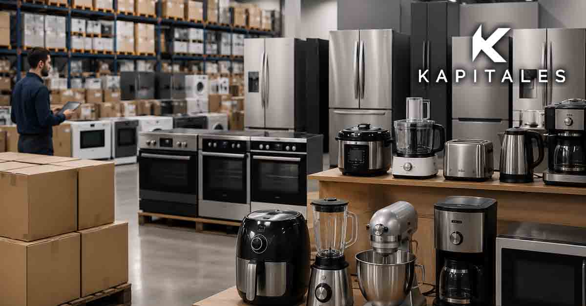 An attractive opportunity to invest in this electrical kitchen appliances distributor company.